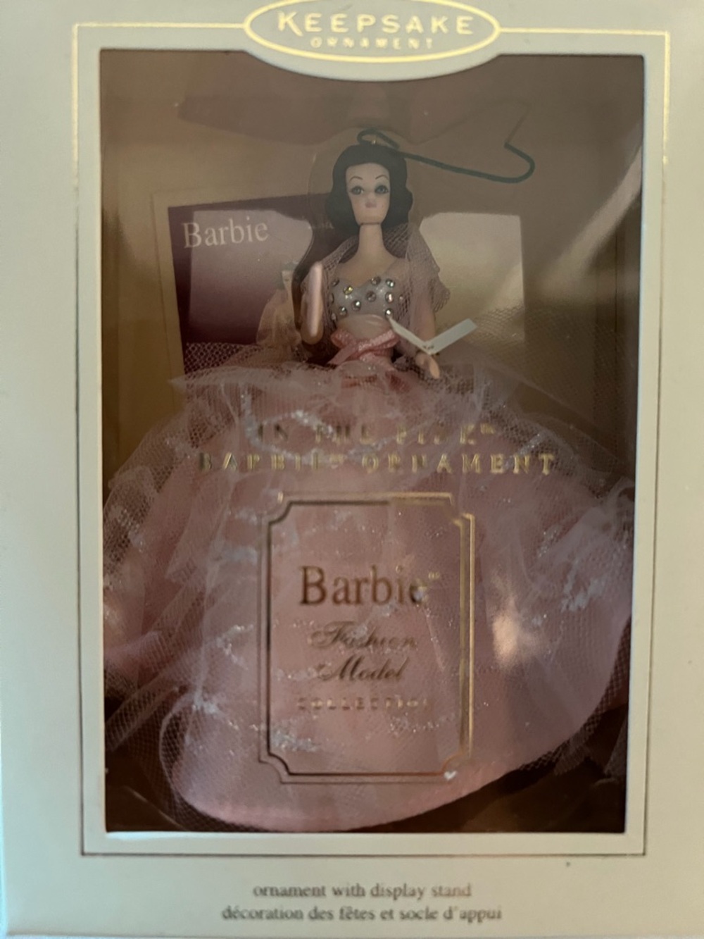 Hallmark Keepsake Ornament Vintage 2003 Barbie in the Pink.